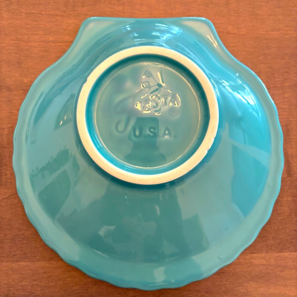 Fiesta Shell Plate Dish 8” Scallop Edge Design USA - Picture 2 of 3
